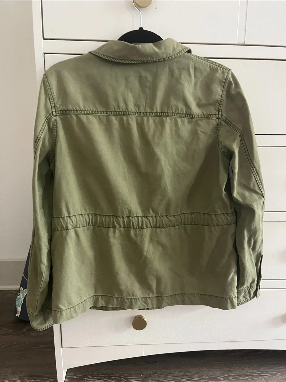 Anthropologie Sanctuary Green Utility Jacket M Button Up Relaxed Streetwear